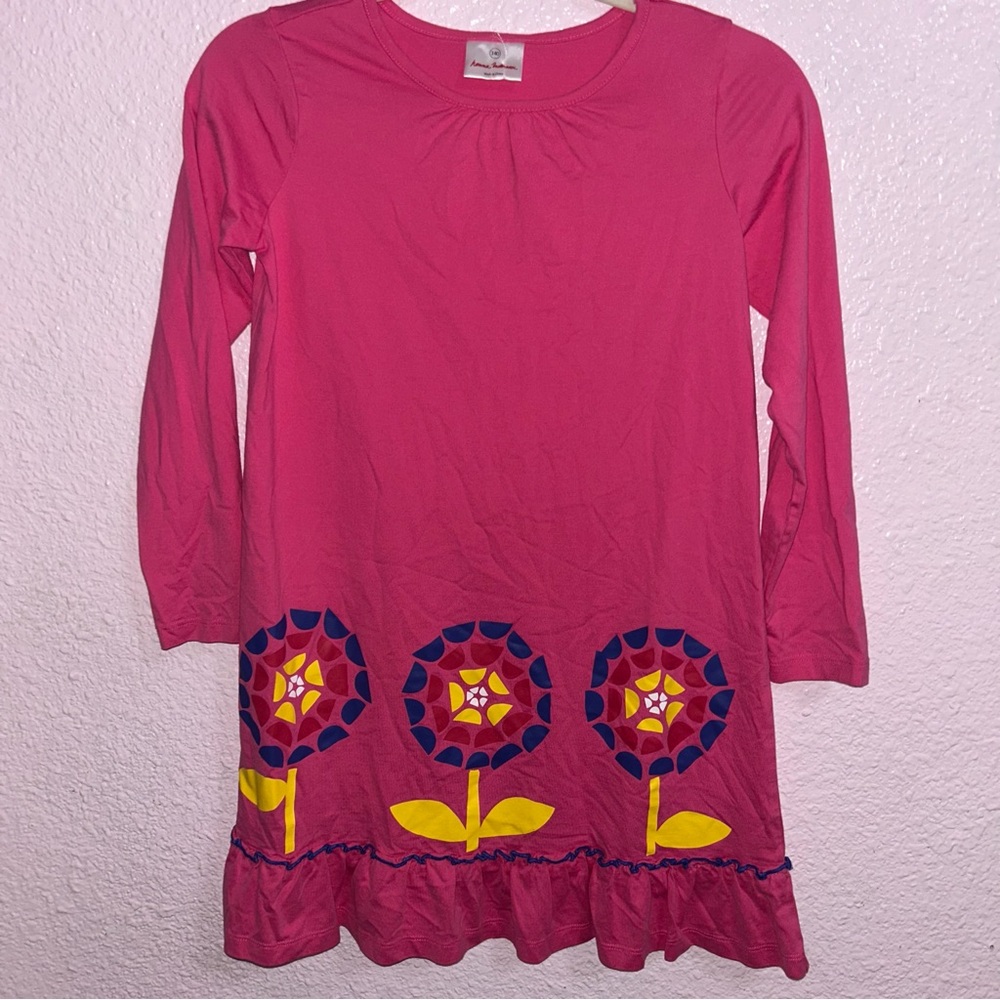Hanna Andersson Pink Floral Kids Dress